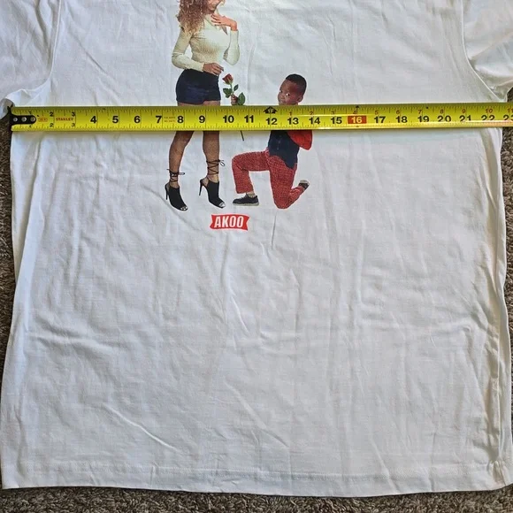 Rare Akoo Graphic Tee with Young Man On His Knee - Picture 6 of 6